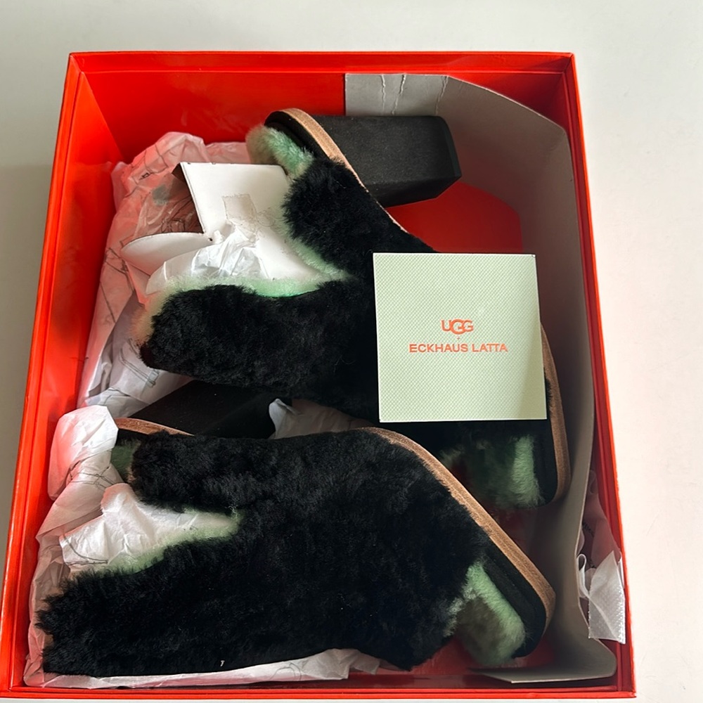 UGG Eckhaus Latta Court Mule Open Toe Brand New Original Box w/packaging intact